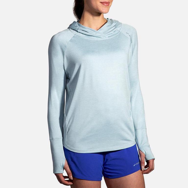 Brooks Dash Women's Running Jackets - Blue (23618-UNYD)